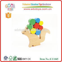 2015 squirrel balance beam educational wooden balance toy